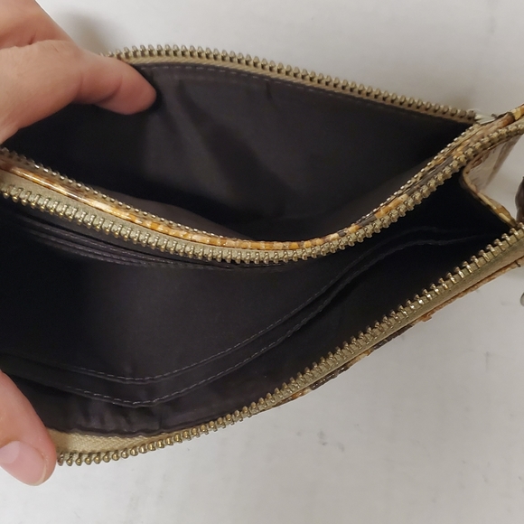 Coach Wristlet Wallet Snake Print - Picture 3 of 6